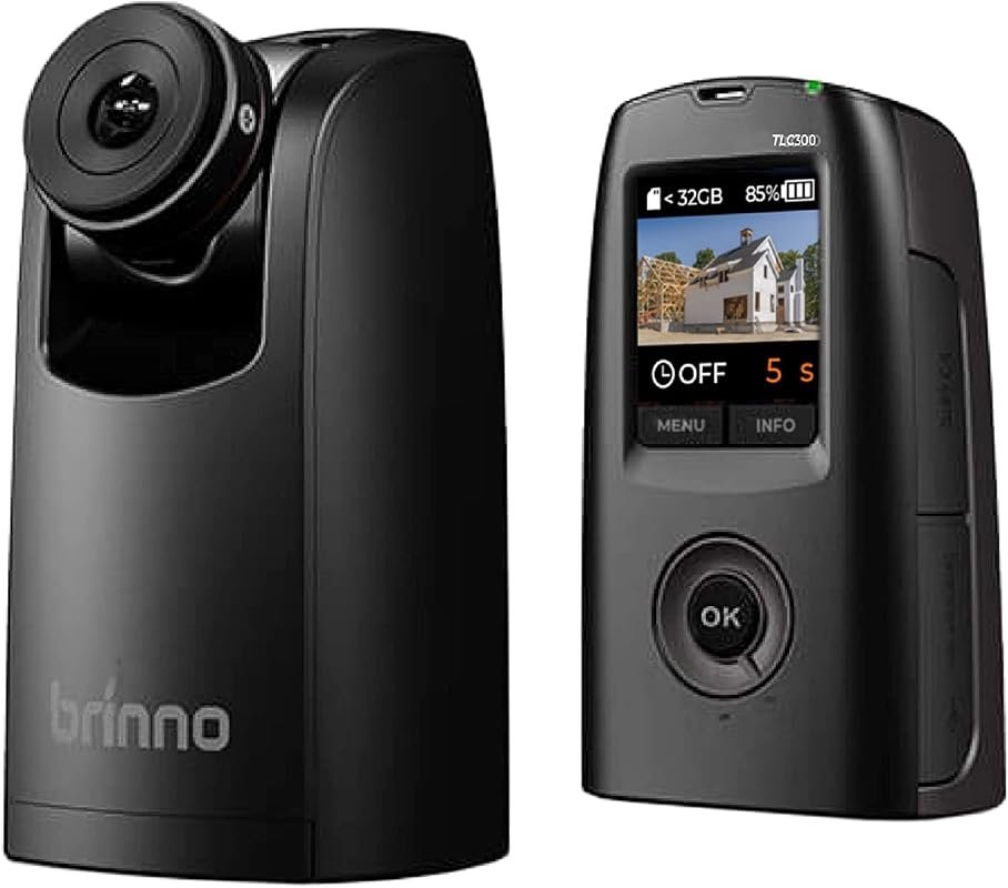 Brinno TLC300-2023 4K Time Lapse Camera for outdoor construction and i