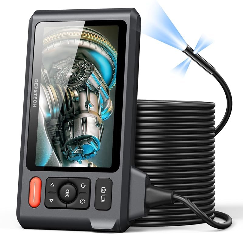 DEPSTECH 50FT Endoscope Camera with Triple Lens, 5