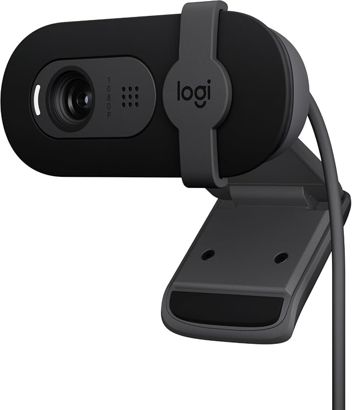 Logitech Brio 101 Full HD 1080p Webcam offers smooth streaming and mee