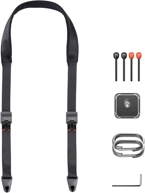 PGYTECH 1.8″ Wide Padded Camera Strap with Quick Release Plate – Comfo