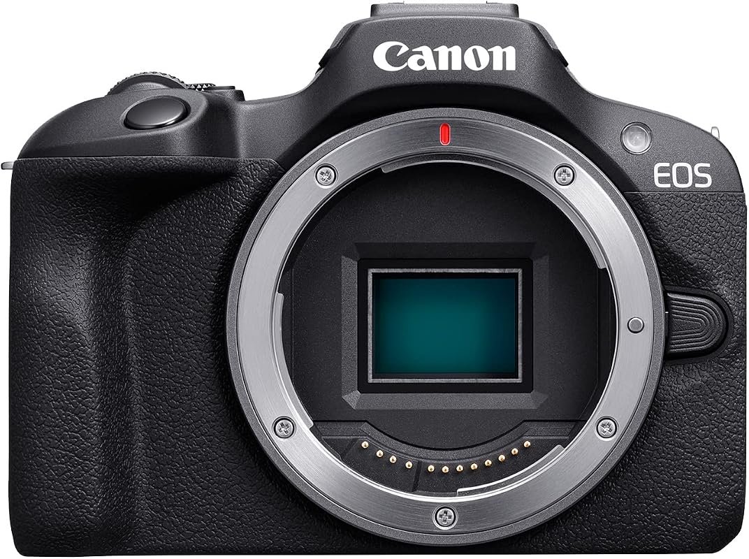 Canon EOS R100 Mirrorless Camera – RF Mount, 24.1MP, DIGIC 8, Eye‑Dete