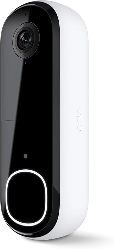 Arlo Video Doorbell 2K (2nd Gen) – Wireless or wired, 2K video, motion