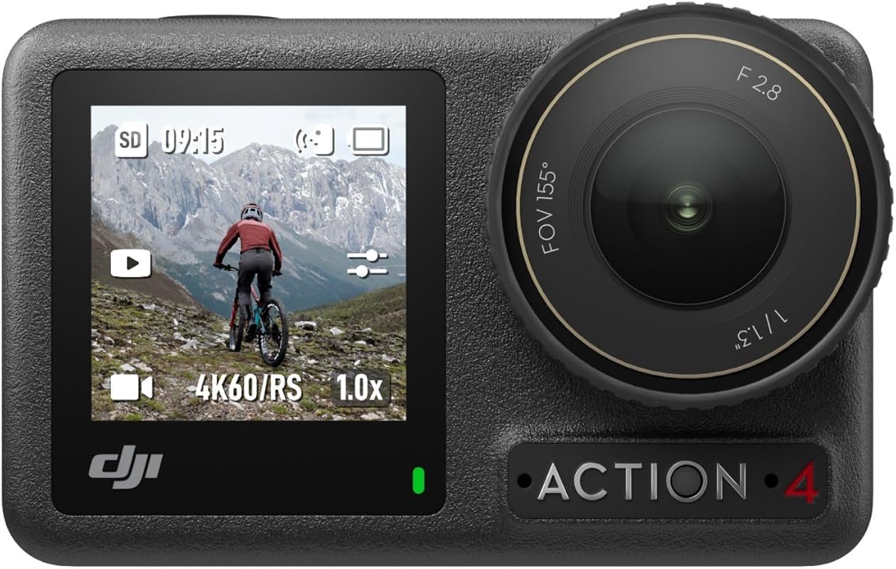 DJI Osmo Action 4 Standard Combo – Waterproof Action Camera Ideal for 