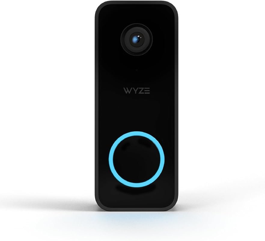 Wyze Wired Doorbell Camera v2 – 2K HD video, existing wiring required,