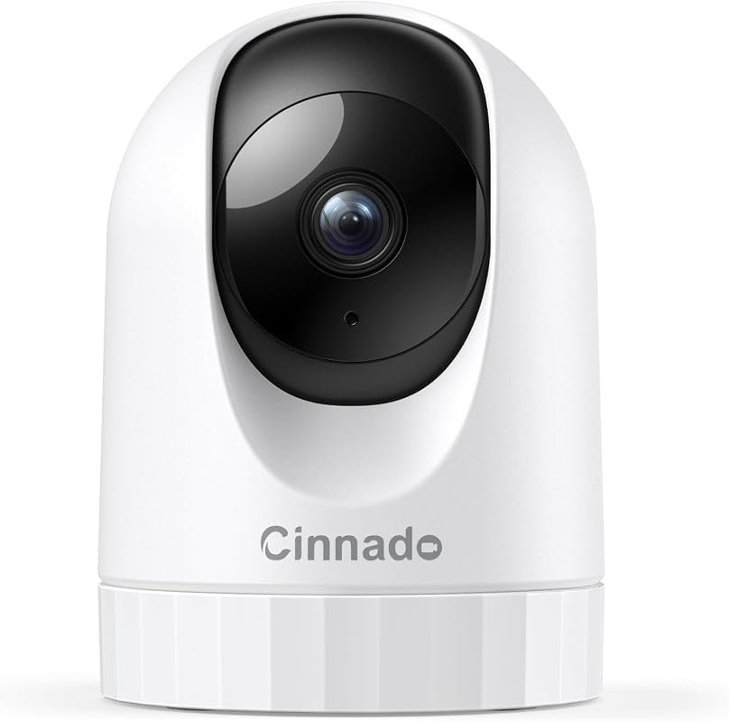 Cinnado D1 2K Indoor Security Camera for Pets, Dogs, and Babies with P