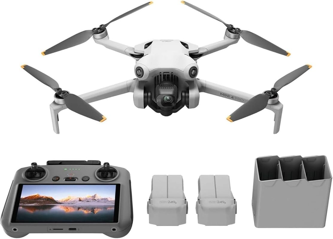 DJI Mini 4 Pro Combo with DJI RC 2, 4K Camera, Sub‑250g Weight, 102‑Mi
