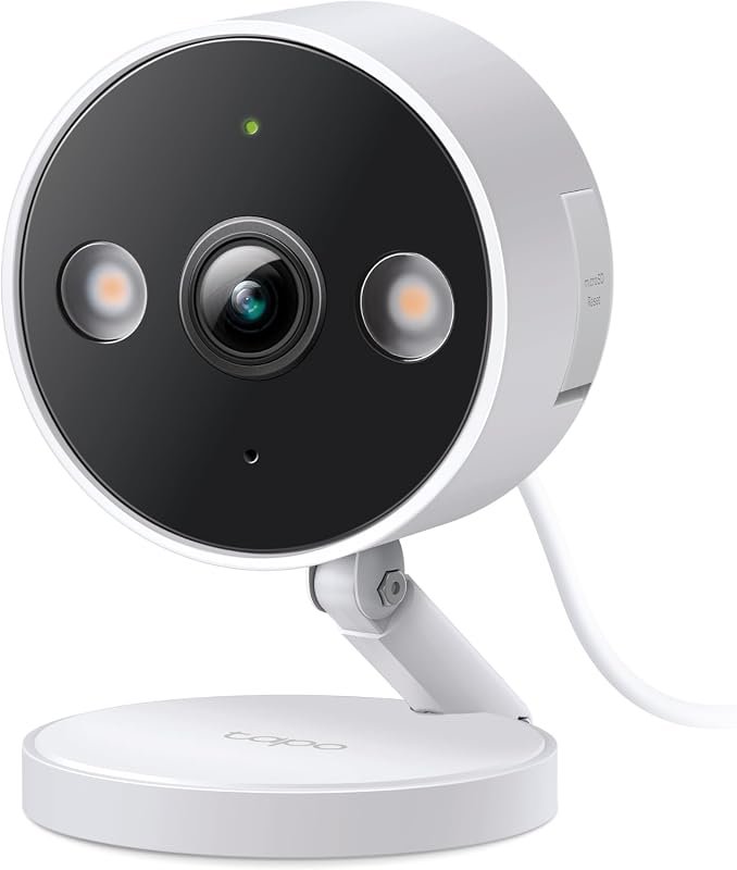 Tapo C120 2K+ wired indoor/outdoor security camera with baby monitorin