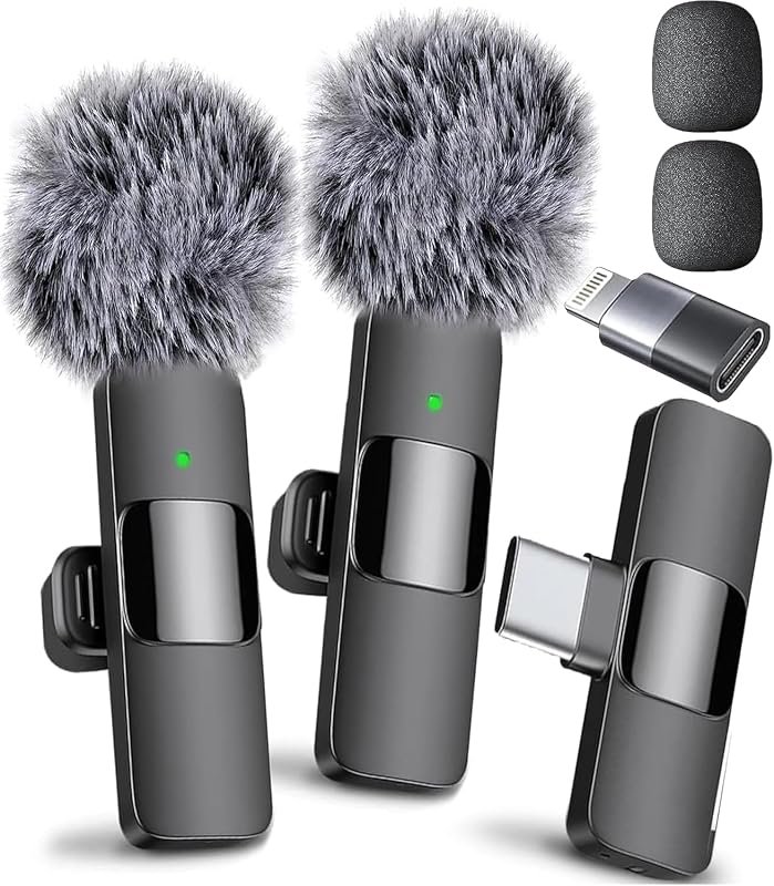 Mini Mic Pro – Lavalier for iPhone & Android, Clear Voice, Noise‑Cance