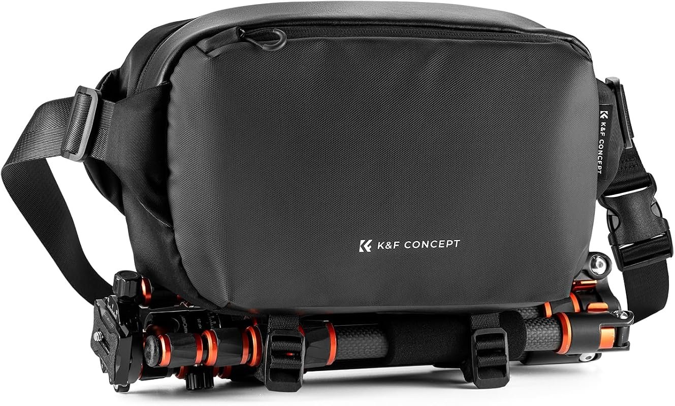 K&F CONCEPT Camera Sling Bag – Lightweight shoulder crossbody with pad