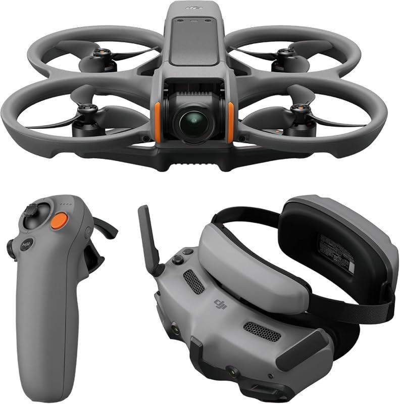 DJI Avata 2 Fly More Combo with 4K FPV camera, one battery, immersive 