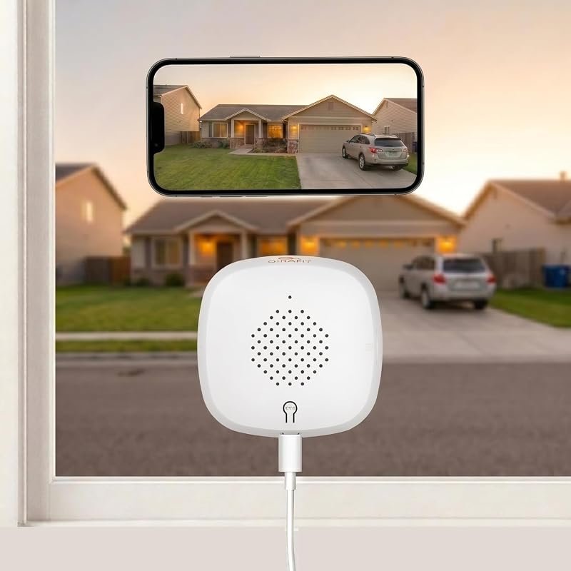 Girafit 3MP 2K Window Camera with Wi‑Fi, ChroMax Color Night Vision, P