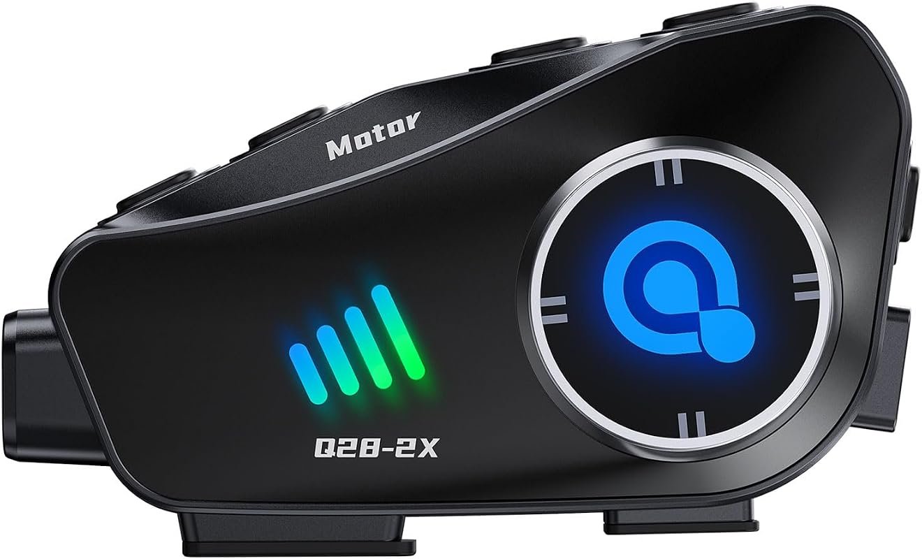 Motorcycle Helmet Bluetooth Headset – 1080P Camera Recorder with 120° 