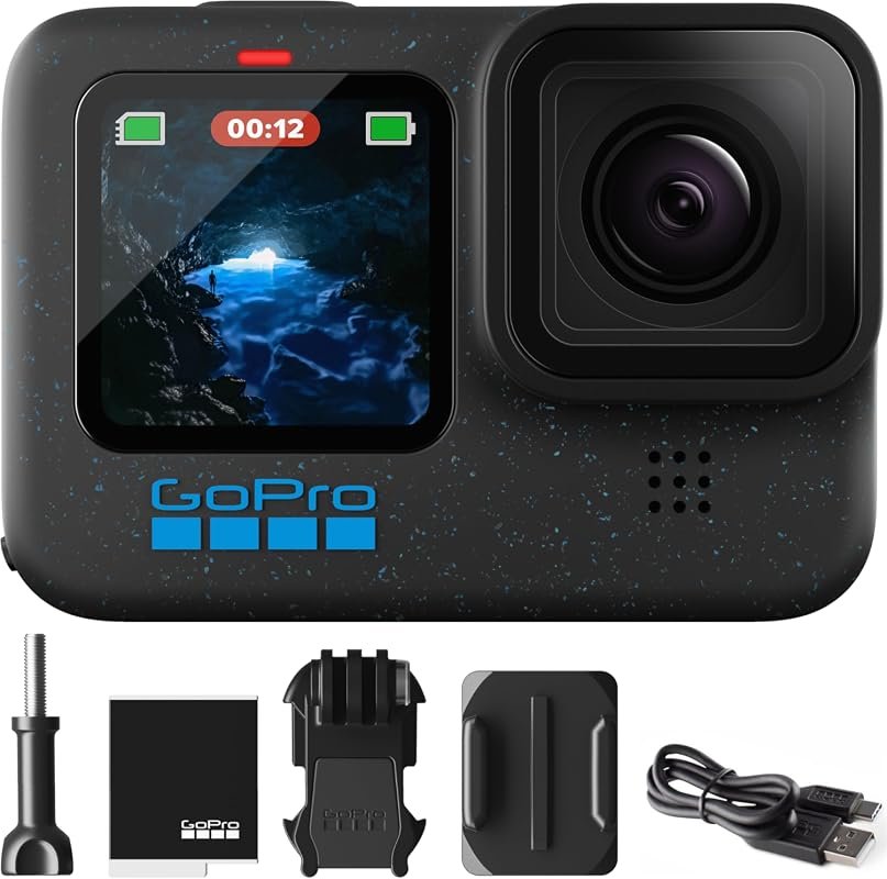 GoPro HERO12 Black Waterproof Camera features 5.3K60 video, 27MP HDR p