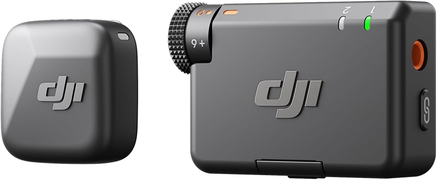 DJI Mic Mini Duo – One Transmitter and One Receiver, Ultralight Build,