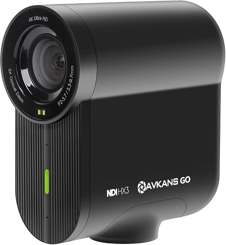 Go 4K Wireless Streaming Camera with NDI/RTMP, Wide‑Angle Lens, 9X Opt