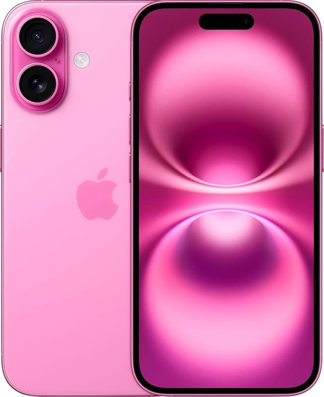 Apple iPhone 16 128GB in Pink – Unlocked, Renewed, Advanced A18 Chip,