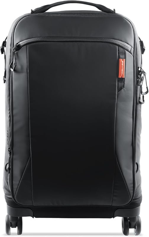 PGYTECH 2‑in‑1 Roller Camera Backpack – wheeled travel case, convertib