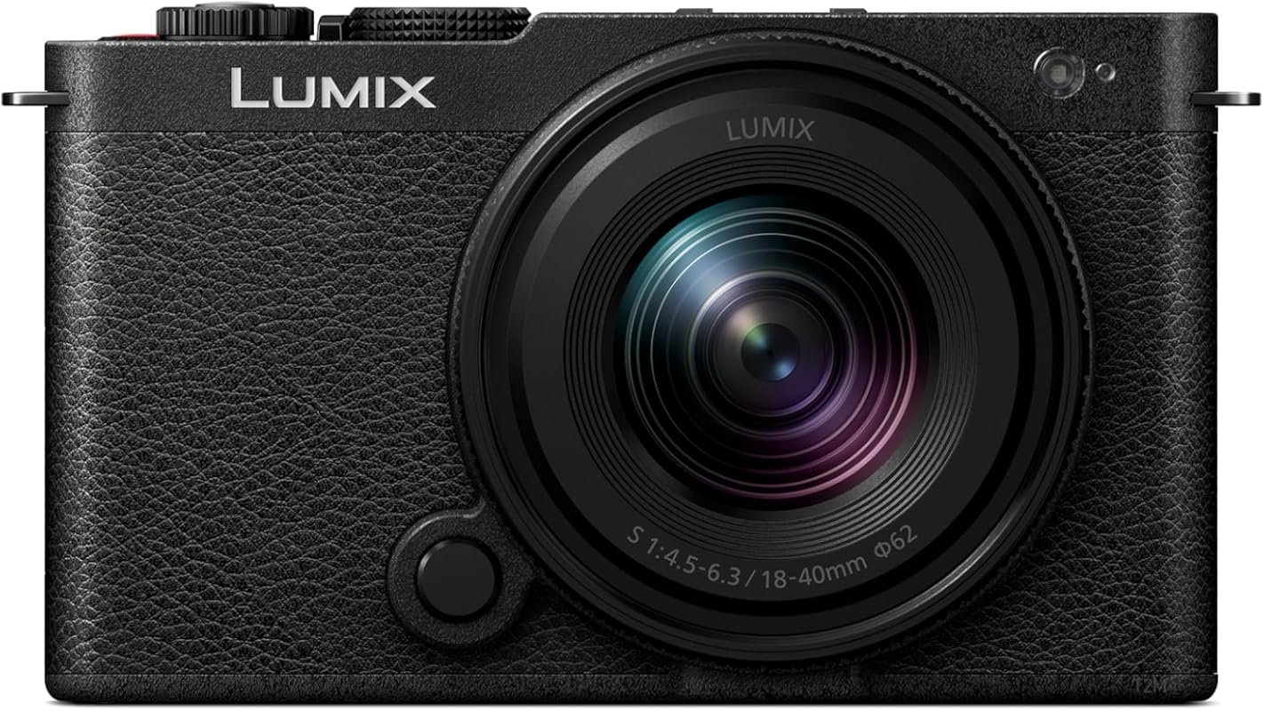 LUMIX S9 mirrorless full‑frame camera, compact travel design, 24MP sen