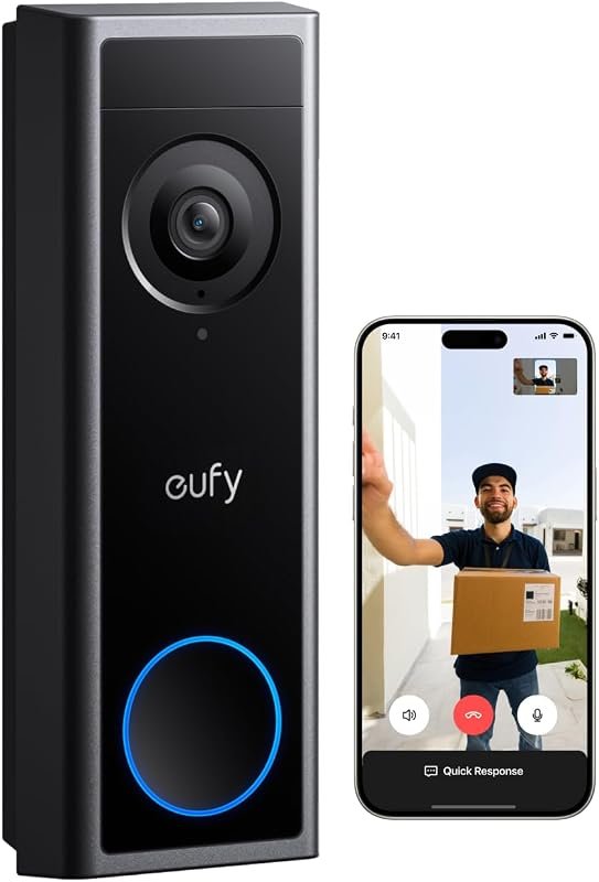 eufy Security C31 Video Doorbell offers 2K FHD video, battery or wired