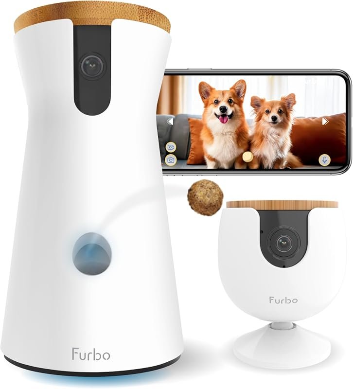 Furbo 360° Dog Camera + Mini bundle provides cameras, speaker, night v