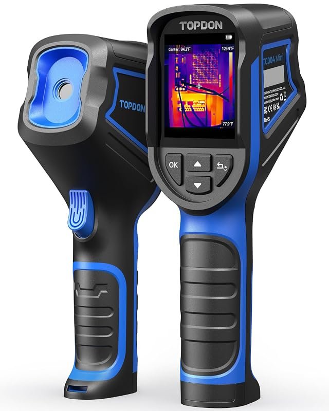 TOPDON TC004 Mini Thermal Imaging Camera offering 240×240 TISR resolut