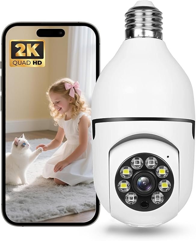 Hawkray Light Bulb Security Camera