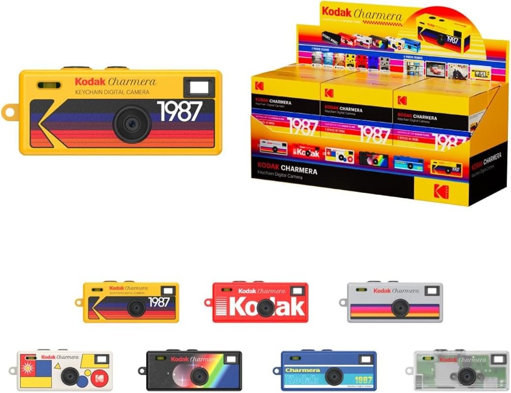 Kodak Charmera Keychain Digital Camera – 1.6 MP Mini Digicam with Vide