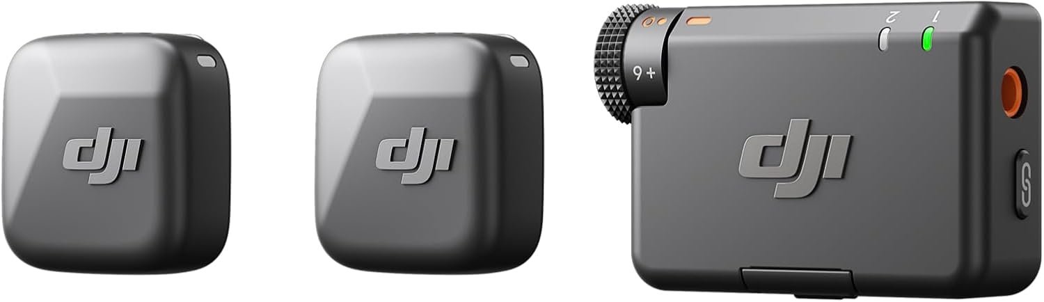 DJI Mic Mini Kit with Two Transmitters and One Receiver – Ultralight D