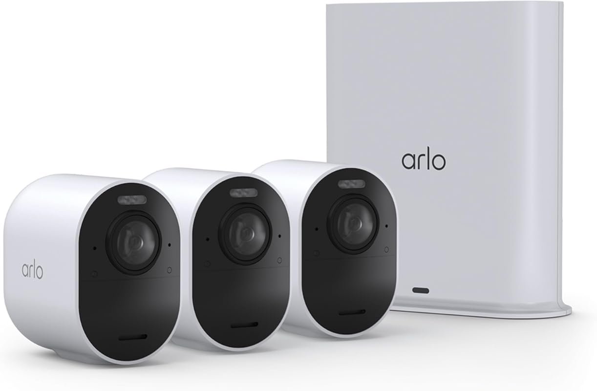 Arlo Ultra Wireless Security Camera – 4K HDR, 3rd Generation, Triple‑C