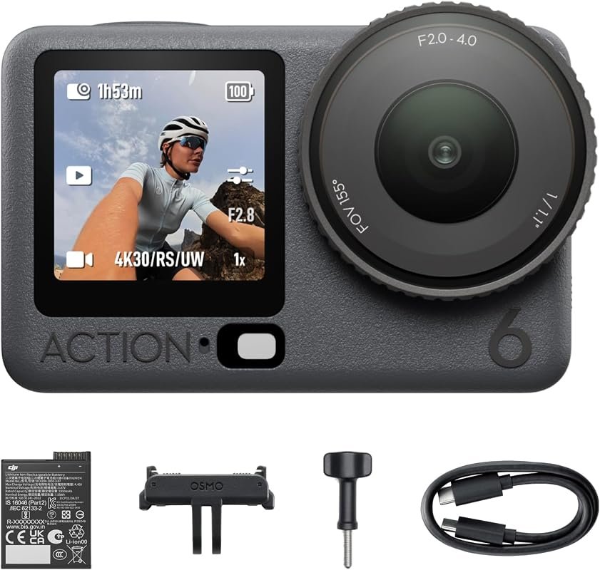 DJI Osmo Action 6 Standard Combo offers 8K waterproof footage, RockSte