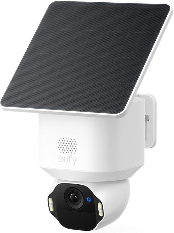 eufy SoloCam E42 4K Solar Security Camera with AI Facial Recognition, 