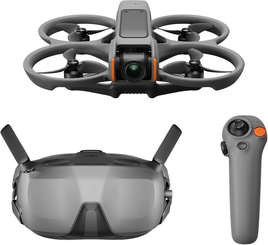 DJI Avata 2 Fly Smart Combo with battery, 4K FPV camera, low‑latency f