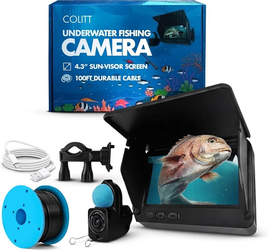 AquaSnap Portable Underwater Fishing Camera that operates without Wi‑F