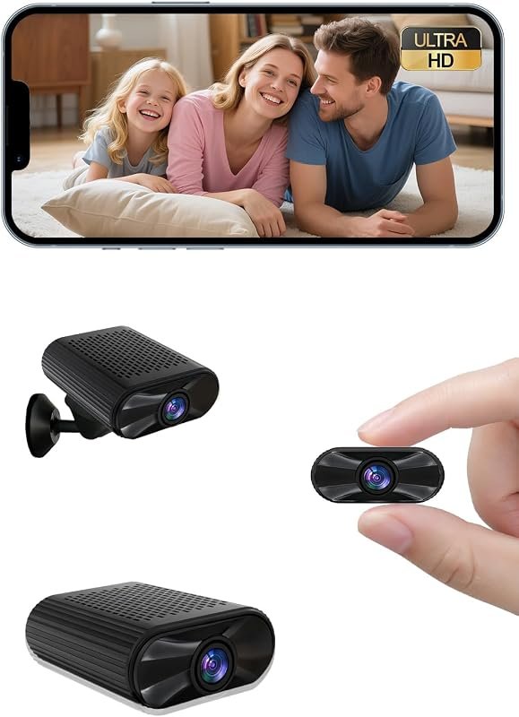Miniguard Mini 4K Wireless Indoor Security Camera with Night Vision, M