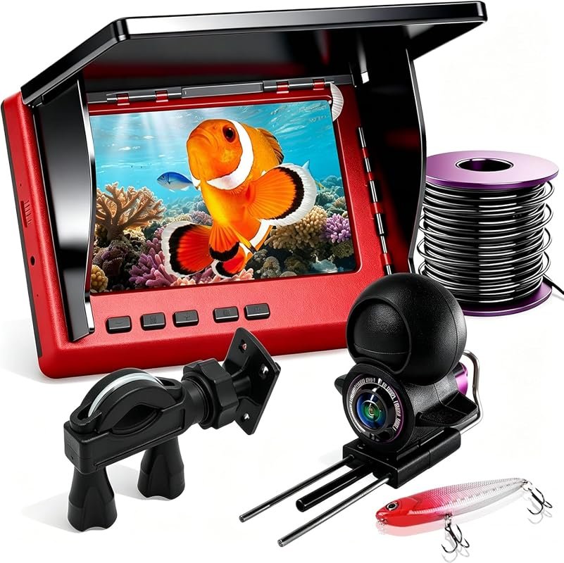 1080P HD underwater fishing camera with 4.3