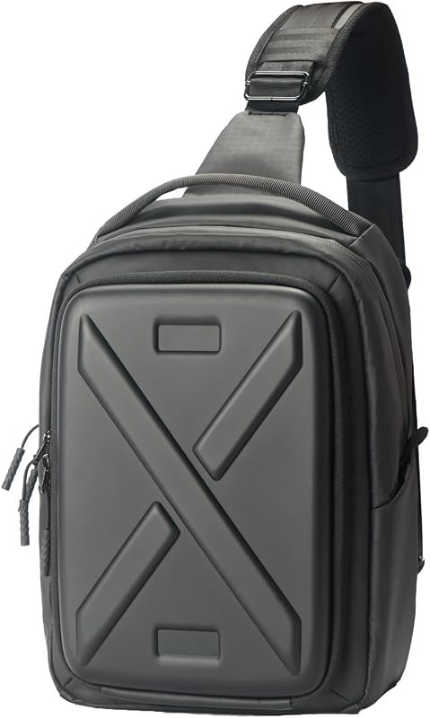 Besnfoto Hard‑Shell Small Camera Sling Bag, Waterproof Crossbody Chest