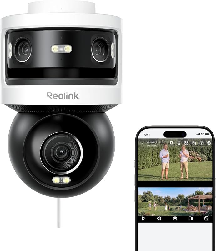 REOLINK OMVI‑3i Triple‑Lens PoE Security Camera Featuring Auto‑Trackin