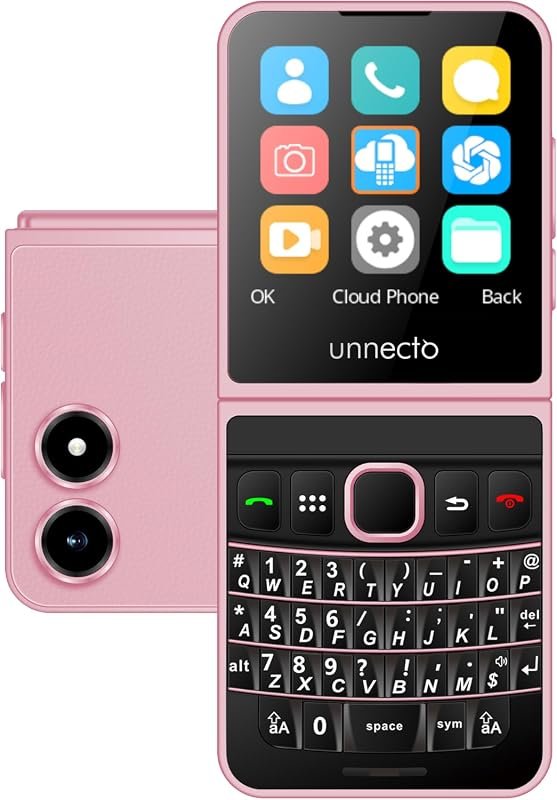 Snap Unlocked Flip Phone 2025 – QWERTY Keyboard, US Warranty, 4G LTE,