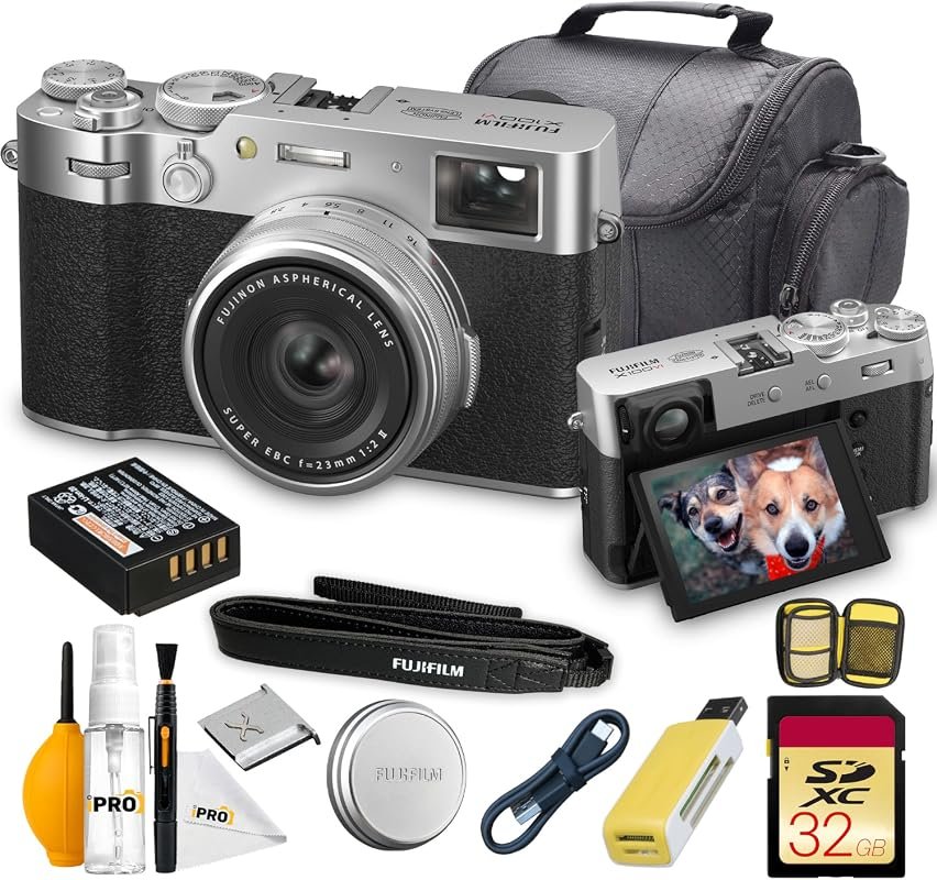 Fujifilm X100VI 40MP APS‑C Camera featuring 23mm f/2 Lens, IBIS, Hybri