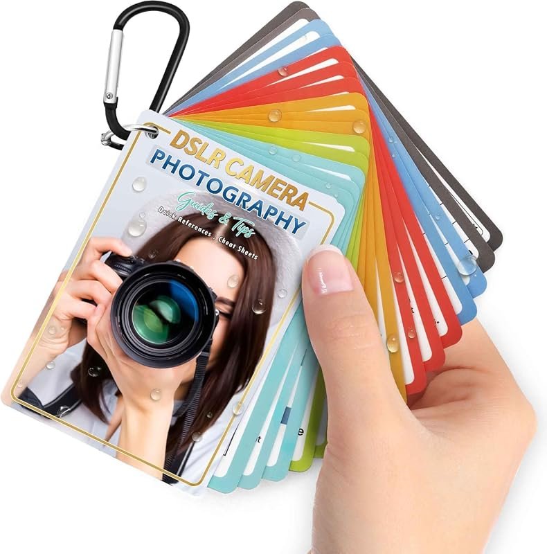 4×3‑inch Photography Cheat Sheet Book – Beginner’s Pocket‑Size Guide f