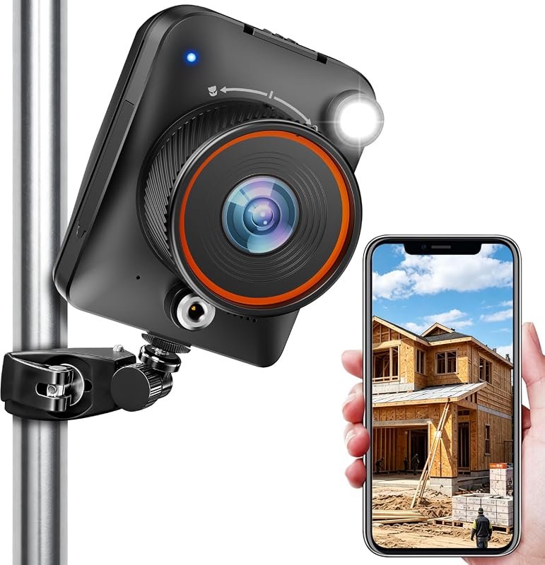 Dsoon WiFi 4K Time Lapse Camera with app, solar‑ready, IP66 waterproof