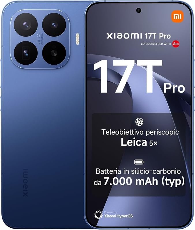Xiaomi 17T Pro AI 5G – 512GB/12GB, 50MP Leica Triple Camera, 6.83