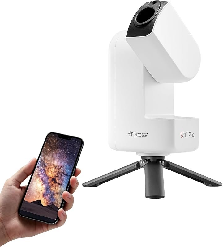 ZWO Seestar S30 Pro smart telescope offers app‑controlled astrophotogr