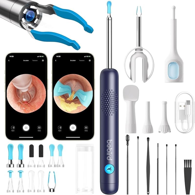 BEBIRD R1 Ultra Ear Wax Removal Kit featuring 1296P HD Camera, IP67 Wa