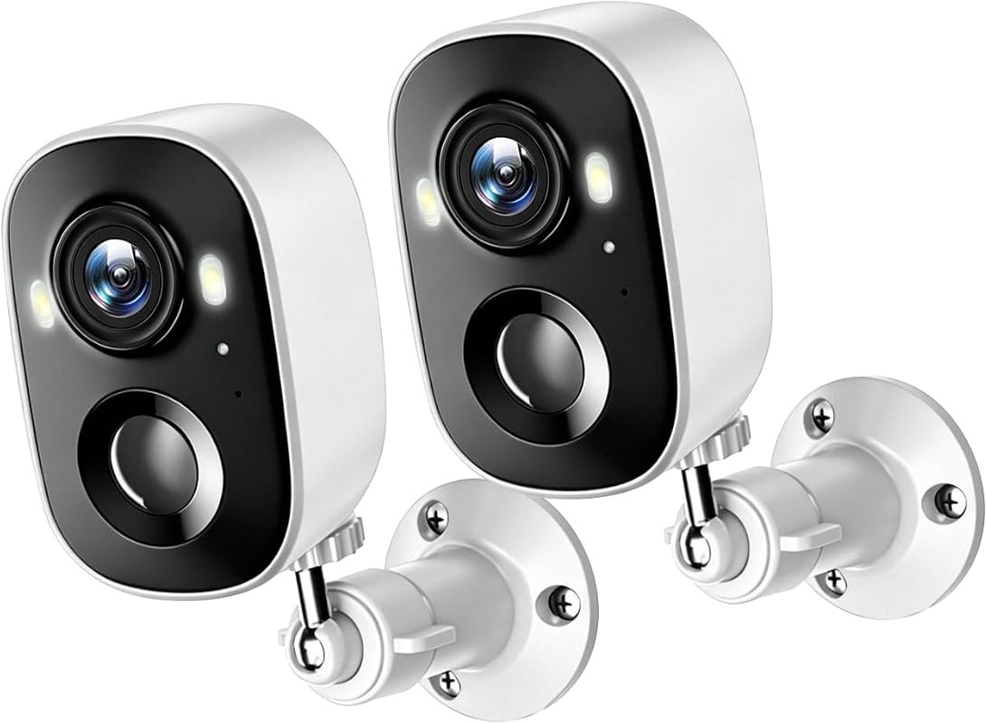 HomeGuard Wireless Outdoor & Indoor Security Camera System with Night 