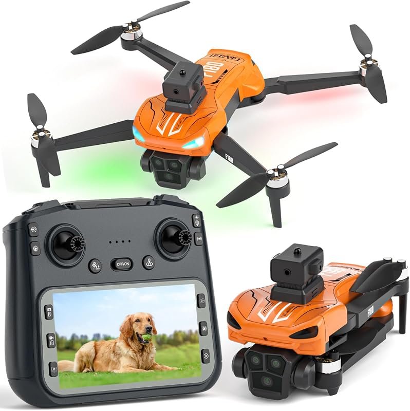 F180 Drone featuring 4K camera, stable flight for adults, easy control