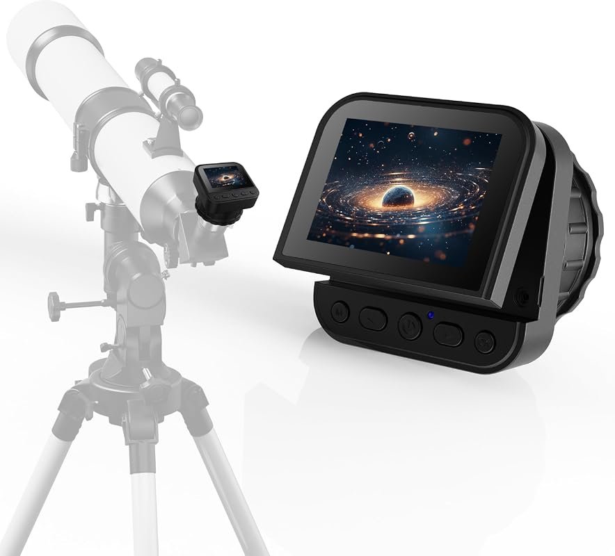 4K wireless telescope camera with 1.25″ and 2″ universal eyepiece adap