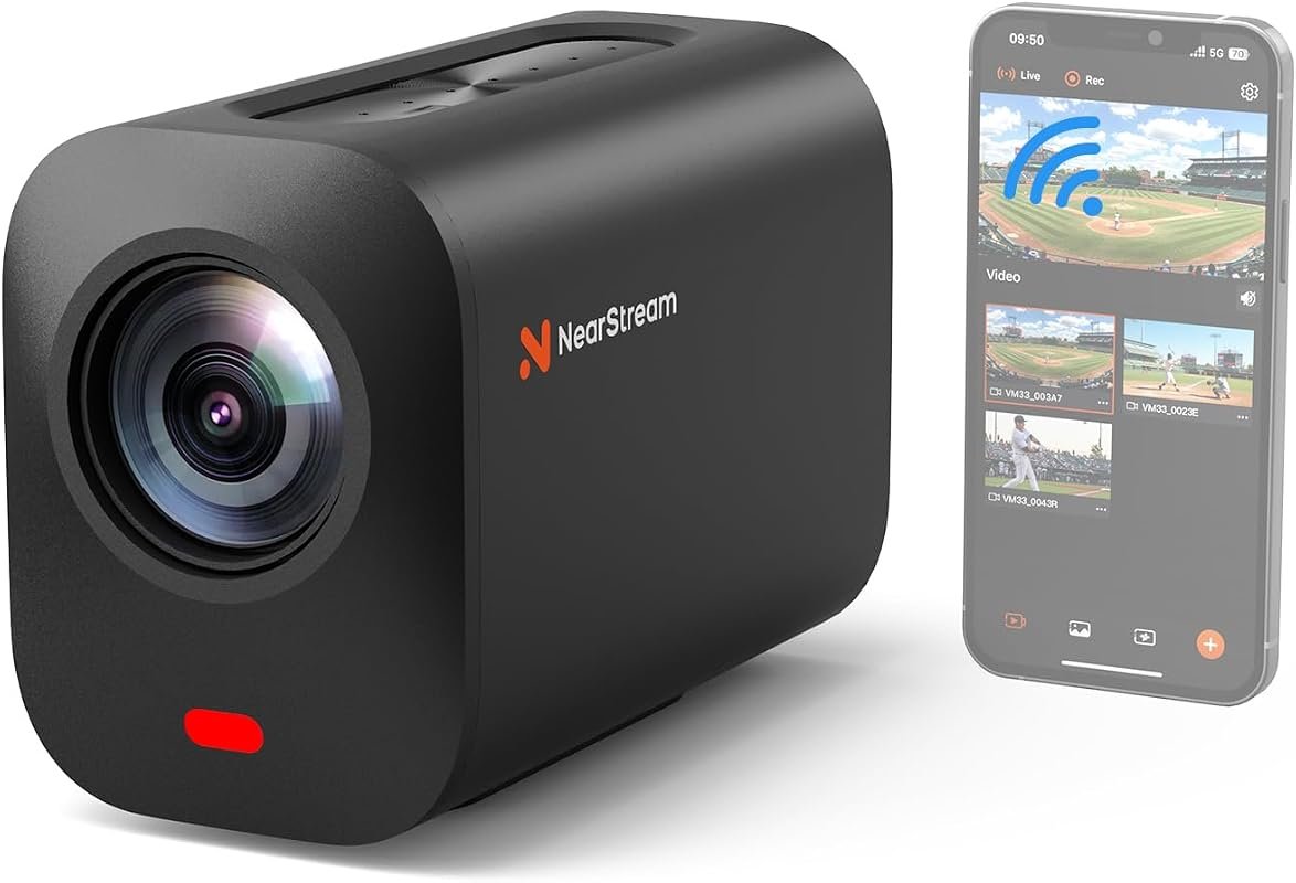 NearStream VM33 Gen 3 Wireless Streaming Camera featuring 10X Optical 