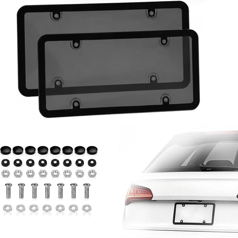 Universal License Plate Camera Blocker – Fits Front and Rear Plates, C