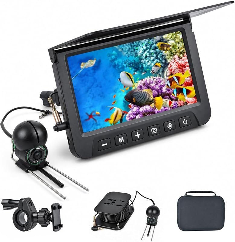 SeaVision 7‑inch Underwater Fishing Camera with 1080P HD video, built‑